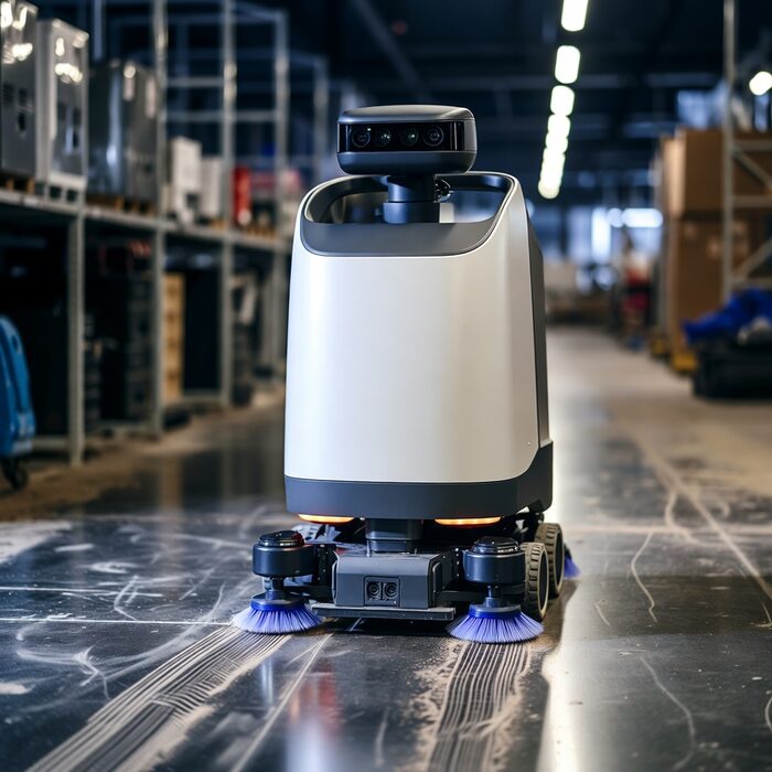 Autonomous scrubber — Cleaning robots